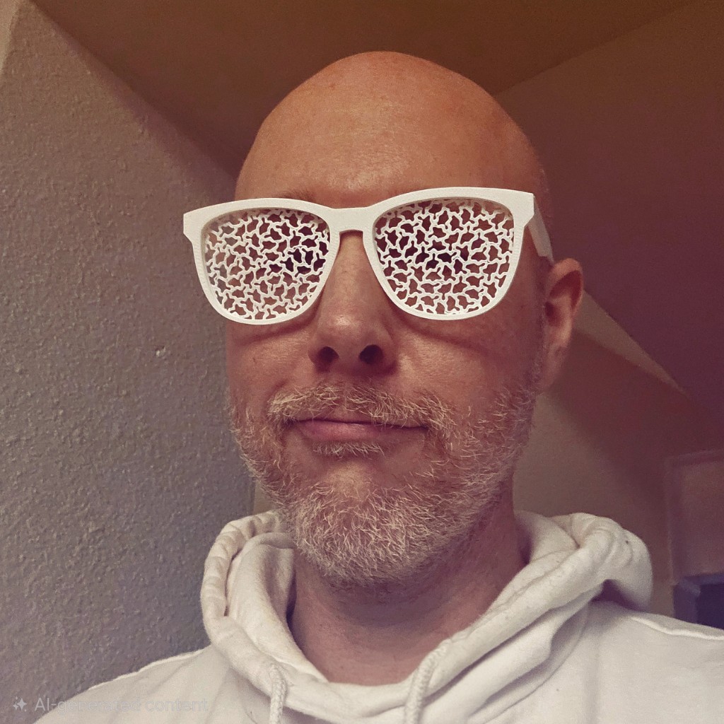 Glasses with aperiodic monotile lenses